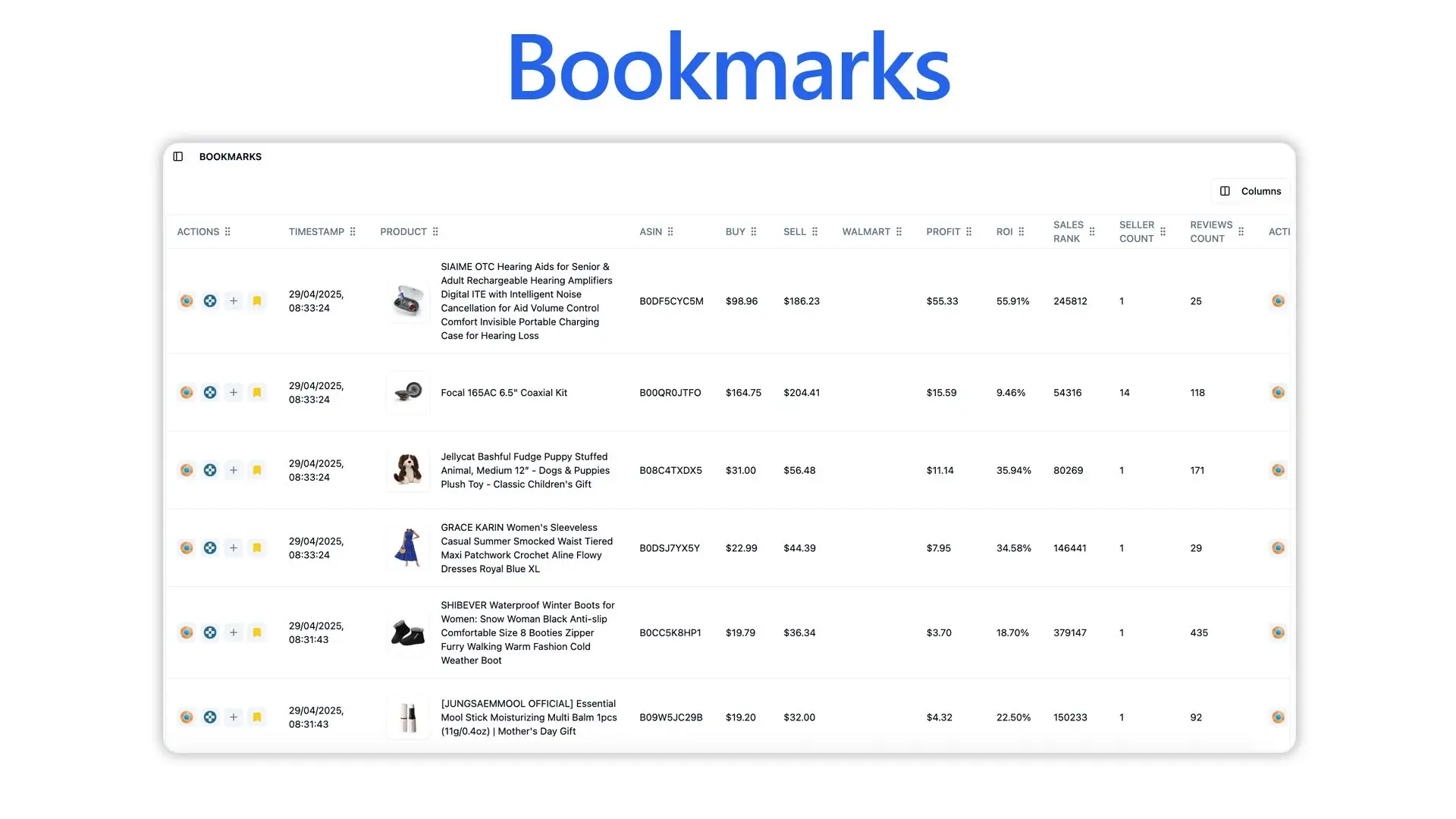 Bookmarks